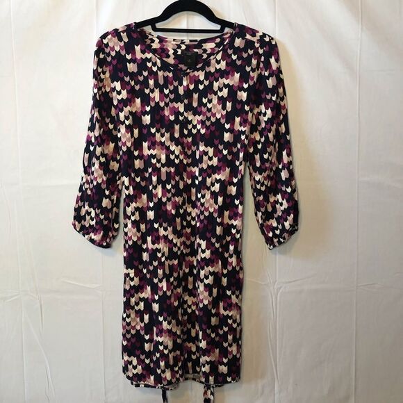 Ann Taylor Factory Graphic Dress With Belt - Picture 3 of 14